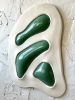 glass and ceramic wall sculpture | Wall Hangings by Kelly Witmer. Item made of ceramic & glass