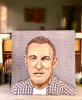 Bruce Springsteen | Tapestry in Wall Hangings by Dawn Waters Art. Item made of canvas with fiber works with contemporary & eclectic & maximalism style