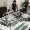 At War with Beauty and Grace | Oil And Acrylic Painting in Paintings by Sean Martorana. Item composed of canvas