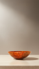 Pear Wood Bowl with Emerald Resin | Hand-Turned | Decorative Bowl in Decorative Objects by Holzkunst Samuel Meisinger. Item composed of wood compatible with art deco and modern style