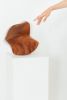 Shruti Sculpture in Florida Mahogany Wood | Sculptures by Pooja Pawaskar