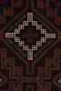 Vintage Baluch Afghan rug in Red & Blue with Geometric | Area Rug in Rugs by Rug and Kilim. Item made of wool