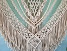 Macrame Wall Hanging for Boho Home Decor | Wall Hangings by Desert Indulgence. Item composed of wood & cotton compatible with boho style