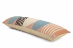 Handmade Circle Geo Lumbar Pillow, Multi | Pillows by Casa Amarosa. Item composed of cotton