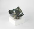 Arctic Ash - Raku Ceramic Bowl | Sculptures by Manuela Oprea. Item made of ceramic compatible with minimalism and contemporary style