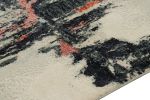 Rug & Kilim’s Abstract Runner Rug in White with Black | Area Rug in Rugs by Rug and Kilim
