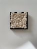 Woven wall art frame (Rock 001) | Tapestry in Wall Hangings by Elle Collins. Item composed of oak wood and cotton in minimalism or mid century modern style