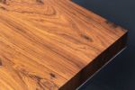 Polished Steel and Wood Console Table from Costantini, Donte | Tables by Costantini Design. Item composed of wood and steel