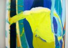 Jellyfish Head | Oil And Acrylic Painting in Paintings by Claire Desjardins. Item composed of canvas & synthetic