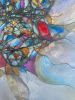 Kaleidoscope 3: Vibrant Floral Harmony, acrylic on canvas | Oil And Acrylic Painting in Paintings by Lena Kolambet. Item composed of canvas compatible with contemporary style