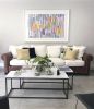 Colorful painting for Miami home | Mixed Media by Johanna Boccardo. Item composed of canvas