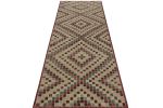 Vintage Turkish Rug in Beige-Brown & Colorful Diamond | Area Rug in Rugs by Rug and Kilim
