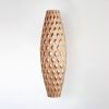 Bamboo Light Hexagonal Cigar 105 | Pendants by ADAMLAMP. Item made of bamboo works with minimalism & contemporary style