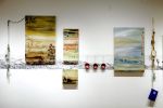 Leap of Faith Museum Installation | Oil And Acrylic Painting in Paintings by Andrea Borsuk | Nevada Museum of Art in Reno. Item made of canvas & synthetic