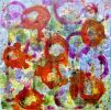 Bloom #10 Diptych | Oil And Acrylic Painting in Paintings by Joanie Gagnon San Chirico Studio
