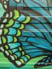 Butterfly's Paradise - A Vibrant Hand Painted Garage Mural | Street Murals by Julia Prajza. Item composed of synthetic