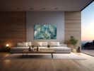 Approaching Clarity | Oil And Acrylic Painting in Paintings by Valerie Ostenak. Item made of canvas with metal works with boho & contemporary style