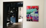 All of Me | Oil And Acrylic Painting in Paintings by Paula Saslow, Copper Rose Art. Item composed of wood in contemporary style