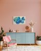 Water Way | Oil And Acrylic Painting in Paintings by Shiri Phillips Designs. Item compatible with boho and minimalism style