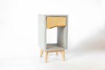 Classic Blond - Classic | Nightstand in Storage by Curly Woods. Item made of oak wood & concrete compatible with modern style