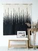 Zebra - Woven Wool Decor Tapestry | Wall Hangings by Lale Studio & Shop. Item made of bamboo with fiber works with boho & minimalism style