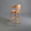 Aspen Bentwood Bar Stool with Arms | Chairs by Kleinhaus Furniture. Item made of wood compatible with mid century modern and contemporary style