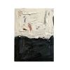 Where The Colors Don't Go | 36x48 in Original Painting | Mixed Media in Paintings by Allison Rohland. Item composed of wood and canvas in boho or minimalism style
