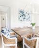 Breezy Hydrangeas | Oil And Acrylic Painting in Paintings by Dana Mooney Art. Item composed of synthetic