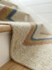Handwoven Wool Stair Runner | Customizable Geometric Pattern | Runner Rug in Rugs by Evergreen Carpets. Item made of wool compatible with boho and minimalism style