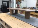 Flaque Coffee Table in the Style of Jean Royère | Tables by Wooden Imagination. Item composed of walnut compatible with modern style