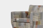Shelby Swivel Chair in Paul Smith Fabric | Armchair in Chairs by Otra Cosa. Item made of fabric