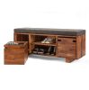 Zuma walnut storage bench | Benches & Ottomans by Modwerks Furniture Design LLC. Item made of walnut works with mid century modern & modern style