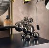 Stainless Steel Rabbit Bunny Robot 'Wait...' | Sculptures by IRENA TONE. Item composed of steel in minimalism or art deco style