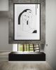 The Quiet Disruption — Minimalist Abstract Drawing | Drawings by Hildegarde Handsaeme. Item made of paper works with minimalism & contemporary style