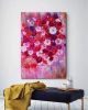 La vie en rose | Oil And Acrylic Painting in Paintings by Elena Parau. Item composed of canvas in boho or contemporary style