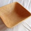 17" Square Large Nesting Wood Bowl, Salad Bowl, Serving Bowl | Serveware by TerraKlay. Item made of wood works with contemporary & rustic style