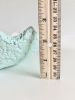 Teal Wavy Decorative Bowl Paper Mache Material | Decorative Objects by TM Olson Collection. Item composed of paper compatible with boho and country & farmhouse style