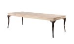 Cast Bronze and Wood Coffee Table by Costantini, Enzio | Tables by Costantini Design. Item composed of wood and bronze in contemporary or modern style