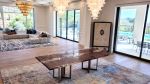 4x9ft Maple Burl Crystal River Table | Dining Table in Tables by Lumberlust Designs. Item made of maple wood works with mid century modern & eclectic & maximalism style