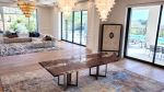 4x9ft Maple Burl Crystal Epoxy Resin River Table | Dining Table in Tables by Lumberlust Designs. Item made of maple wood works with mid century modern & eclectic & maximalism style