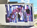 Abstracted Motion | Street Murals by Taylor White | Alfred Williams & Company in Raleigh