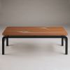 Lace | Coffee Table in Tables by Carol Jackson Furniture. Item composed of wood and aluminum in minimalism or contemporary style