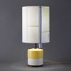 Polar Nettles | Table Lamp in Lamps by James Aarons. Item composed of ceramic and paper in mid century modern or contemporary style