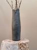 Ceramic Black Tree Bark Vase | Vases & Vessels by Elena Miller. Item made of ceramic compatible with contemporary and modern style