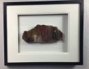 16x20 Framed Stone Artwork (Arizona Rainbow Petrified Wood) | Wall Hangings by Scott Gentry Sculpture, LLC. Item made of wood with stone works with contemporary style