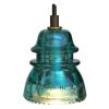 Insulator Light Pendant | Pendants by RailroadWare Lighting Hardware & Gifts | KEEN Garage in Portland. Item made of glass works with country & farmhouse & eclectic & maximalism style