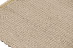 Rug & Kilim’s Accent Kilim, Square Rug with Textural Cream | Area Rug in Rugs by Rug and Kilim