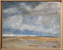 sky and sea in Normandy / ciel et mer en Normandie | Oil And Acrylic Painting in Paintings by Sophie DUMONT.. Item made of wood & canvas compatible with minimalism and contemporary style