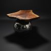 Walnut orb bench | Coffee Table in Tables by Atlantic Fine Woods. Item composed of walnut & steel compatible with minimalism and contemporary style