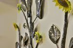 Sunflower Wall | Public Sculptures by Chris Nordin Studios | U Of M 23 Hour Hospital in Brighton